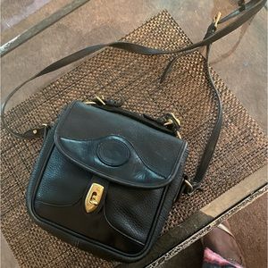 Vintage Dooney & Bourke Crossbody Purse, Black